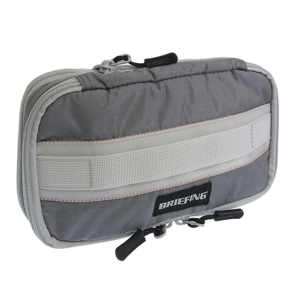 ブリーフィング 小物 メンズ レディース ポーチ アウトレット ライトグレー EXPAND MULTI ROUND POUCH BRG221G06-015 BRIEFING 母の日　土日祝も毎日発送します