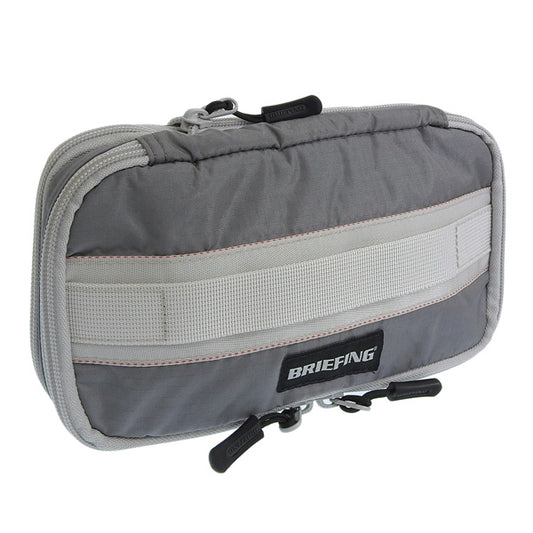 ブリーフィング 小物 メンズ レディース ポーチ アウトレット ライトグレー EXPAND MULTI ROUND POUCH BRG221G06-015 BRIEFING 母の日　土日祝も毎日発送します