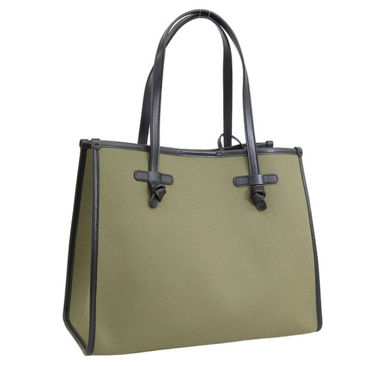 ジャンニキャリーニ バッグ レディース トートバッグ キャンバス グリーン MARCELLA BS6850 22PE CNV SE MILITARE CORDA GIANNI CHIARINI ブランド a4 A4サイズ 母の日　土日祝も毎日発送します