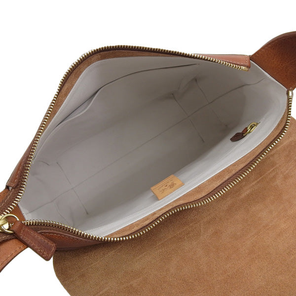 イルビゾンテ バッグ レディース ショルダーバッグ レザー ブラウン BSH174PO0001BW468B IL BISONTE 母の日　土日祝も毎日発送します