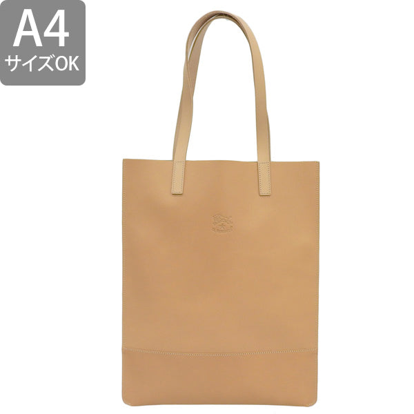 イルビゾンテ バッグ メンズ レディース トートバッグ レザー ベージュ BTO063PG0003NA153B IL BISONTE A4対応 母の日　土日祝も毎日発送します