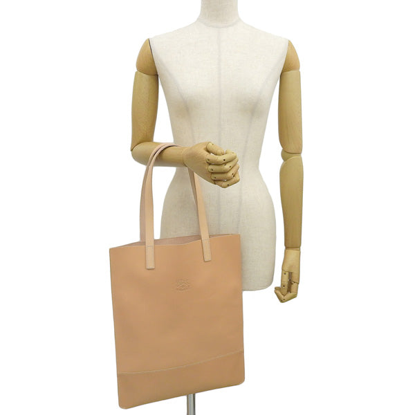 イルビゾンテ バッグ メンズ レディース トートバッグ レザー ベージュ BTO063PG0003NA153B IL BISONTE A4対応 母の日　土日祝も毎日発送します