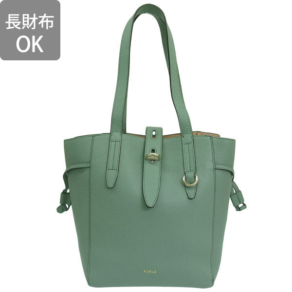 フルラ バッグ レディース トートバッグ アウトレット レザー グリーン FURLA NET TOTE M BAG BZT0FUAHSF0000946S