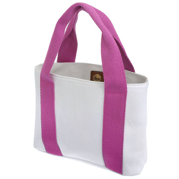 クロエ バッグ レディース ショルダーバッグ 2WAY トートバッグ コットン ホワイト×ピンク クロエキッズ Chloe KIDS C20046-117