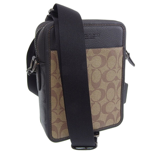 コーチ バッグ メンズ アウトレット ショルダーバッグ カーキ/チャコール CC090QBTUP COACH 母の日　土日祝も毎日発送します