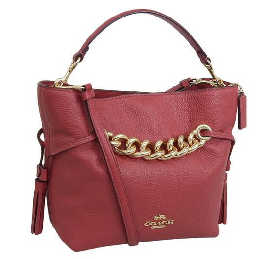 コーチ バッグ レディース 2WAY ショルダーバッグ アウトレット レザー レッド LEATHER ANDY XBODY CHK CH CE555IMP1Y COACH 母の日　土日祝も毎日発送します