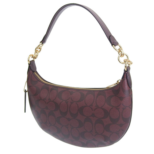 コーチ バッグ レディース ショルダーバッグ アウトレット レッドブラウンマルチ SIG PAYTON CE620IMFCG COACH 母の日　土日祝も毎日発送します