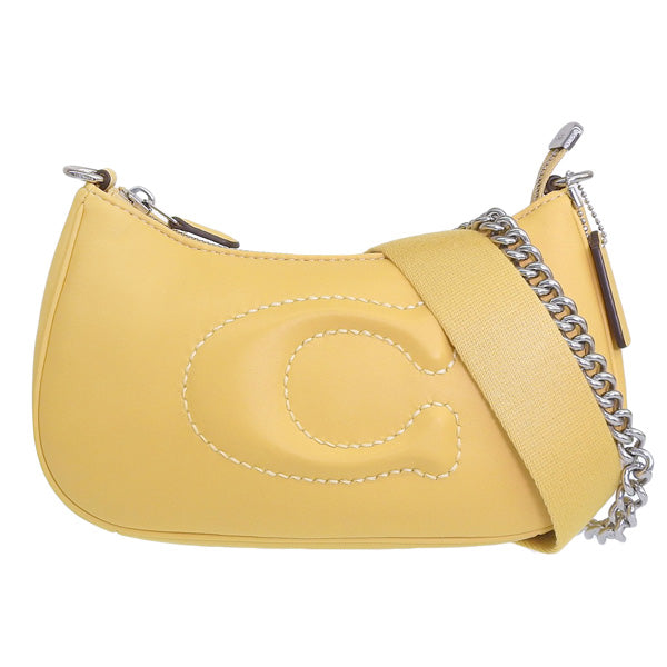 コーチ バッグ レディース ショルダーバッグ アウトレット レザー イエロー テリ シグネチャー キルティング C QLT TERI SB CHN WE CJ608SVS9V COACH