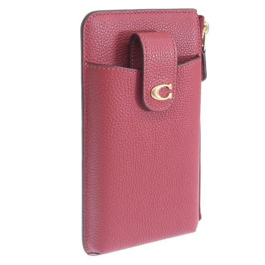 コーチ 財布 レディース 長財布 スマホウォレット アウトレット レザー レッド エッセンシャル フォーン ウォレット PP ESS PHN WLT CJ866B4E5D COACH