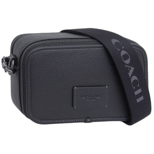 コーチ バッグ メンズ ショルダーバッグ アウトレット レザー ブラック ワイアット CM113QBBK COACH 母の日　土日祝も毎日発送します