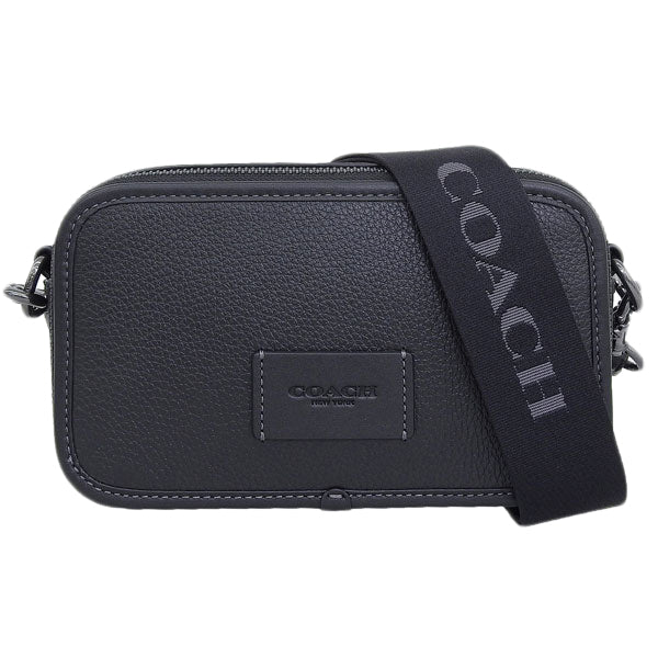 コーチ バッグ メンズ ショルダーバッグ アウトレット レザー ブラック ワイアット CM113QBBK COACH 母の日　土日祝も毎日発送します