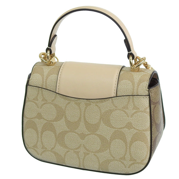 コーチ バッグ レディース ショルダーバッグ アウトレット ライトカーキ×アイボリー CM195IMWAX-ZZ COACH 母の日　土日祝も毎日発送します