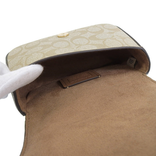 コーチ バッグ レディース ショルダーバッグ アウトレット ライトカーキ×アイボリー CM195IMWAX-ZZ COACH 母の日　土日祝も毎日発送します