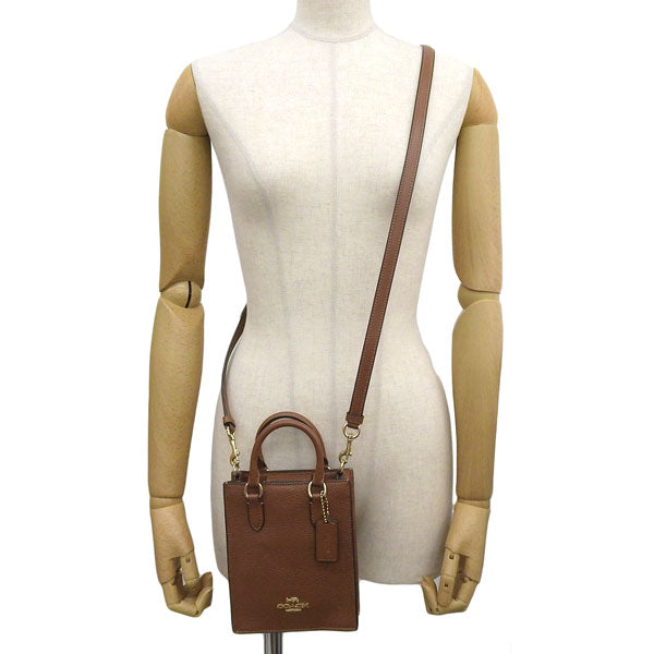 コーチ バッグ レディース ショルダーバッグ 2WAY ハンドバッグ アウトレット レザー ブラウン SD MX MIN TOTE CM249IMR1W COACH 母の日　土日祝も毎日発送します