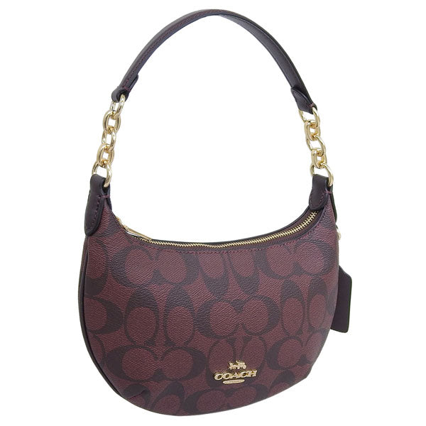 コーチ バッグ レディース ハンドバッグ アウトレット ブラウンマルチ SIG MIN PYTN CM273IMFCG COACH 母の日　土日祝も毎日発送します