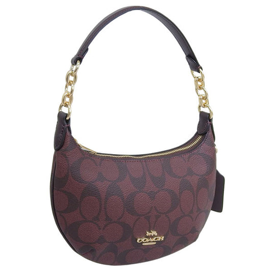 コーチ バッグ レディース ハンドバッグ アウトレット ブラウンマルチ SIG MIN PYTN CM273IMFCG COACH 母の日　土日祝も毎日発送します