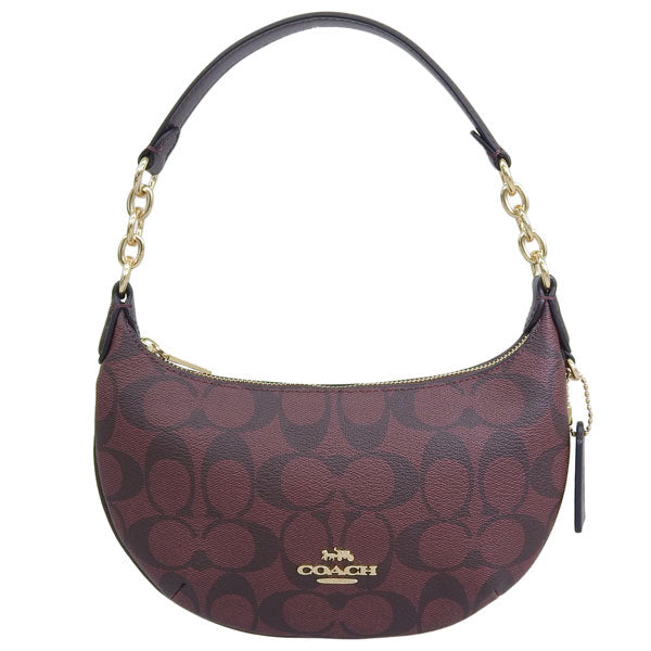 コーチ バッグ レディース ハンドバッグ アウトレット ブラウンマルチ SIG MIN PYTN CM273IMFCG COACH 母の日　土日祝も毎日発送します