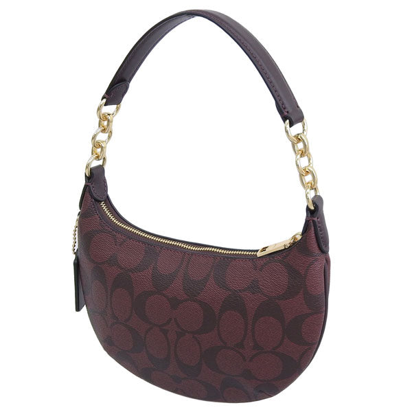 コーチ バッグ レディース ハンドバッグ アウトレット ブラウンマルチ SIG MIN PYTN CM273IMFCG COACH 母の日　土日祝も毎日発送します