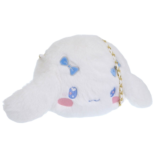 サンリオ バッグ レディース シナモロール ショルダーバッグ ホワイトマルチ CNダイカットファーショルダー CN110 SANRIO