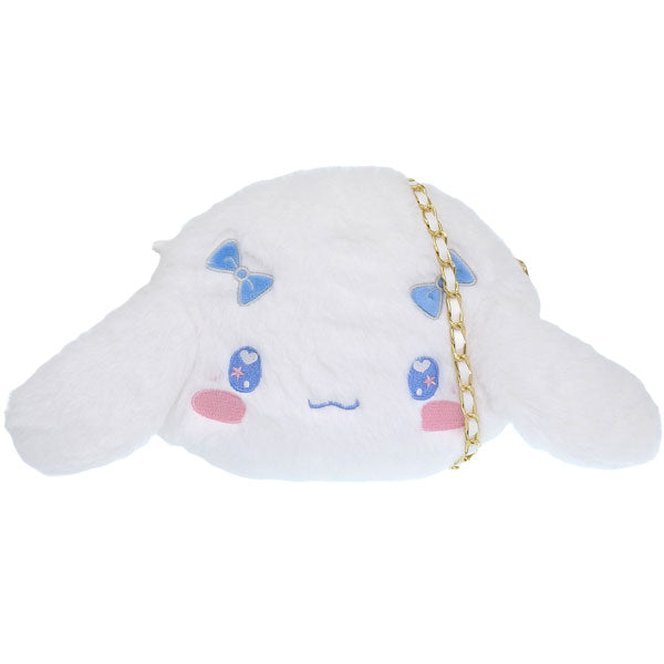 サンリオ バッグ レディース シナモロール ショルダーバッグ ホワイトマルチ CNダイカットファーショルダー CN110 SANRIO