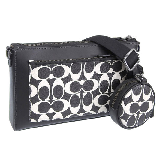 コーチ バッグ レディース ショルダーバッグ アウトレット ブラック×ホワイト HOLDEN CRO BW SIG CP192QBL77 COACH 母の日　土日祝も毎日発送します