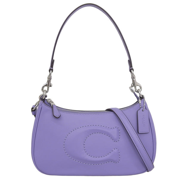 コーチ バッグ レディース ショルダーバッグ アウトレット レザー パープル テリ DBSS C TERI SHB CR099SVIZ COACH