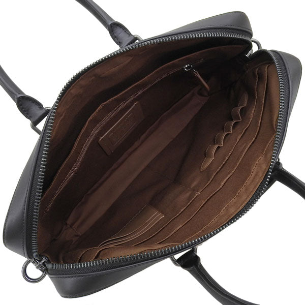 コーチ バッグ メンズ ビジネスバッグ アウトレット カーキ×ブラック イーサン スリムブリーフ シグネチャー キャンバス ETHAN SLIM BRIEF SIG CR270QBT4U COACH A4対応