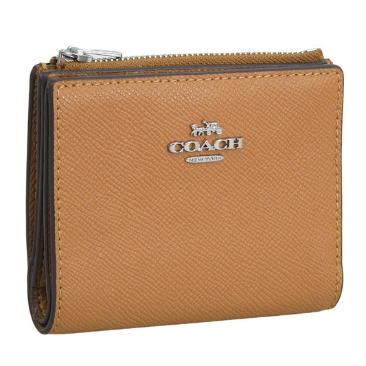コーチ 財布 レディース 二つ折り財布 アウトレット レザー ブラウン XGRN LTHR BFLD WLT CR983SVQD COACH 母の日　土日祝も毎日発送します