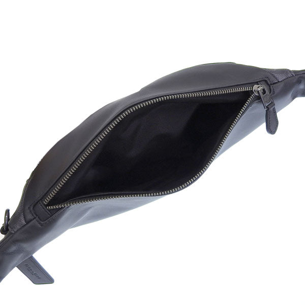 コーチ ウォーレンベルトボディバッグ シグネクチャー レザー ネイビー×ブラック 公式】コーチアウトレット | ワーレン ベルト バッグ