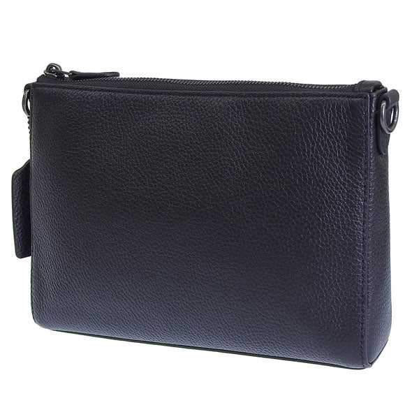 コーチ バック メンズ ショルダーバッグ アウトレット ホールデン クロスボディ ブロックド シグネチャー キャンバス ブラック レザー CW372QBXAJ COACH