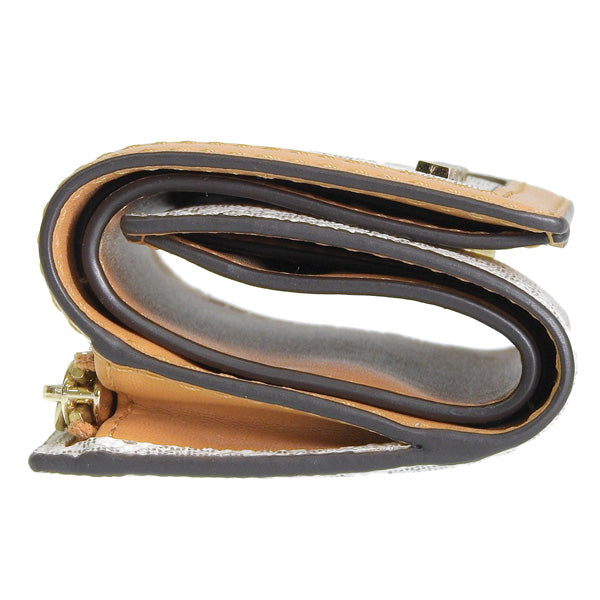 マイケルコース 財布 レディース 三つ折り財布 アウトレット ホワイト×ベージュ JET SET TRAVEL D35F3GTVD0B-CIDMLT MICHAEL KORS 母の日　土日祝も毎日発送します