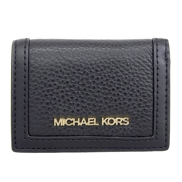 マイケルコース 財布 レディース 三つ折り財布 アウトレット レザー ブラック D35F3GTVD0L-BLACK MICHAEL KORS