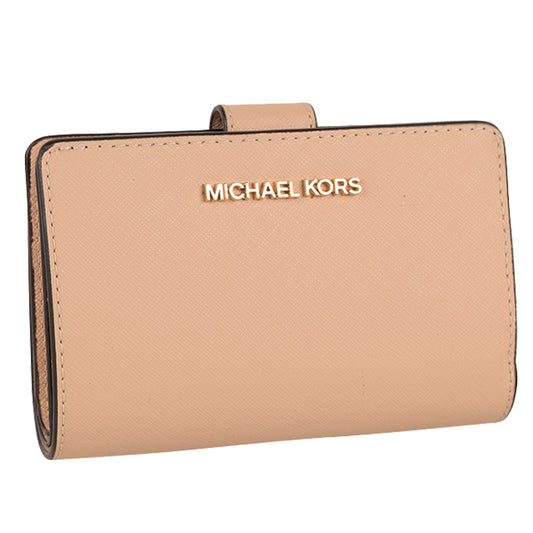 マイケル マイケルコース MICHAEL MICHAEL KORS ショップ袋付き  二つ折り財布 アウトレット d35f7gtvf2l-buff  ブランド　 母の日　土日祝も毎日発送します