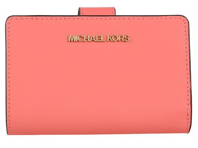 マイケル マイケルコース MICHAEL MICHAEL KORS ショップ袋付き  二つ折り財布 アウトレット d35f7gtvf2l-grapef  ブランド　 母の日　土日祝も毎日発送します