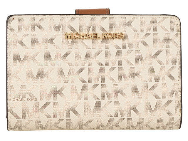 マイケルコース 財布 MICHAEL KORS ショップ袋付き  二つ折り レディース 女性 プレゼント ブランド ギフト 折財布 アウトレット d35f8gtvf2b-vanill 母の日