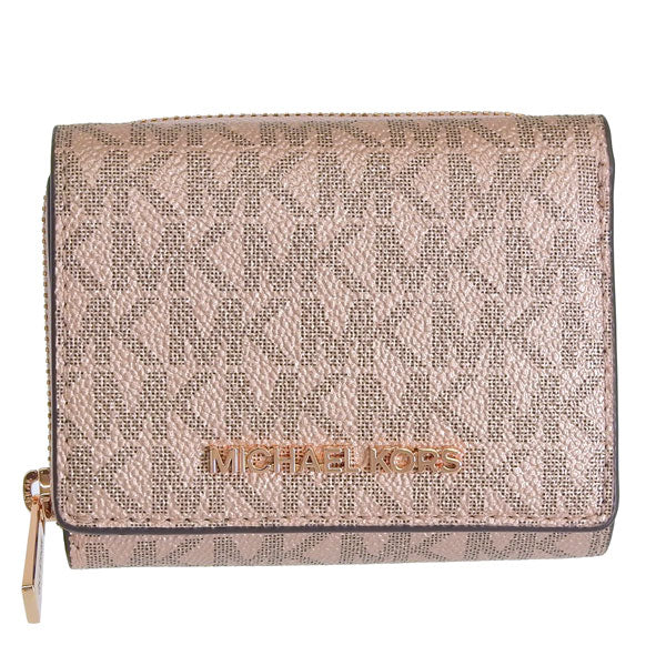マイケルコース 財布 レディース 三つ折り財布 アウトレット ピンクマルチ 35H1RTVZ5V-ROSGOL MICHAEL KORS