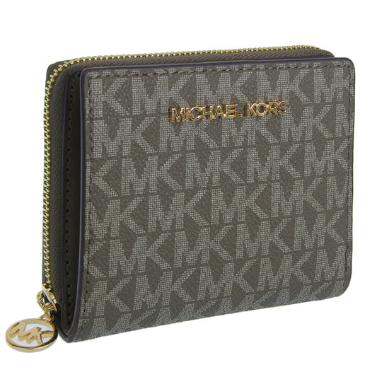 マイケルコース 財布 レディース 三つ折り財布 アウトレット オリーブ JET SET TRAVEL D35H3GTVF6B-OLIVE MICHAEL KORS
