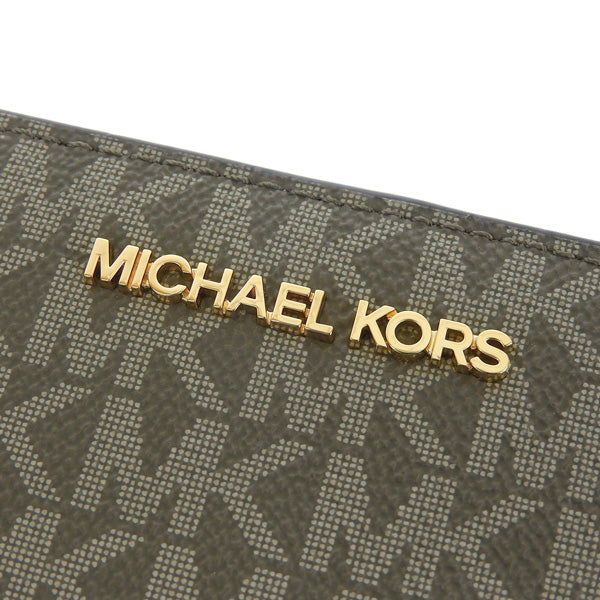 マイケルコース 財布 レディース 三つ折り財布 アウトレット オリーブ JET SET TRAVEL D35H3GTVF6B-OLIVE MICHAEL KORS