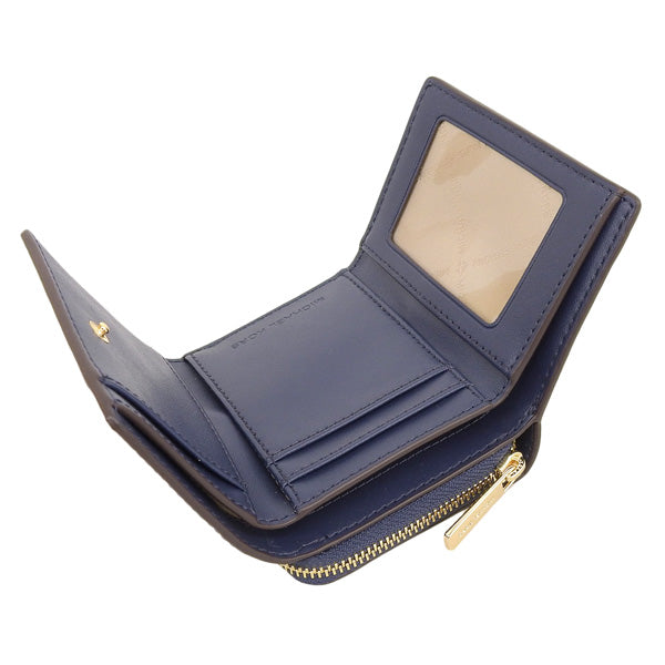 マイケルコース 財布 レディース 三つ折り財布 アウトレット ネイビー JET SET TRAVEL SM MF ZA WALLET D35H9GTVZ5B-ADMIRAL MICHAEL KORS　一粒万倍日