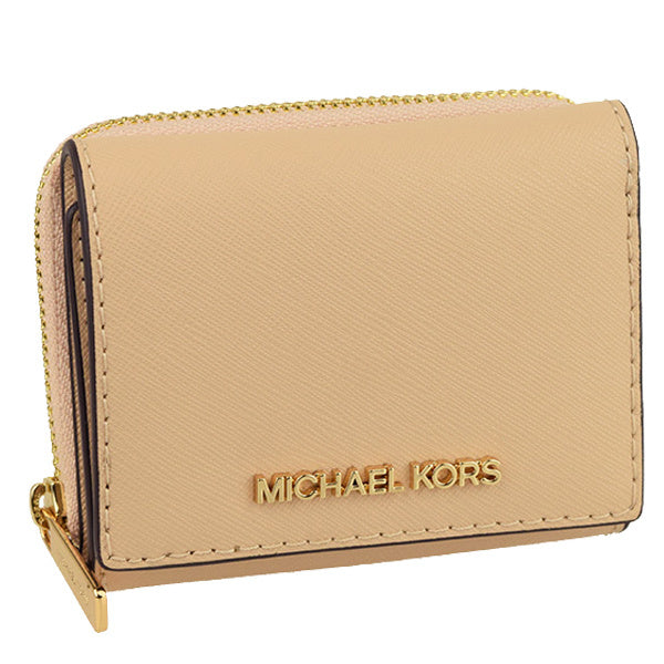 マイケルコース MICHAEL KORS ショップ袋付き  三つ折り財布 アウトレット d35h9gtvz5l-buff レディース 女性 プレゼント ブランド ギフト 新生活 　 母の日　土日祝も毎日発送します