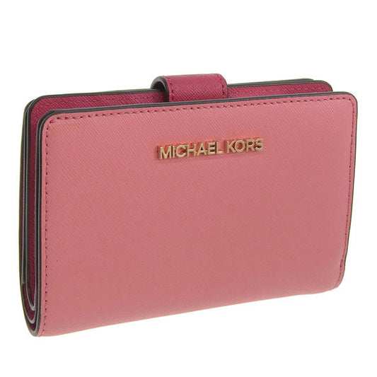 マイケルコース 財布 レディース 二つ折り財布 アウトレット レザー ティーローズマルチ JET SET TRAVEL D35R3GTVF6T-TERMLT MICHAEL KORS　 母の日　土日祝も毎日発送します