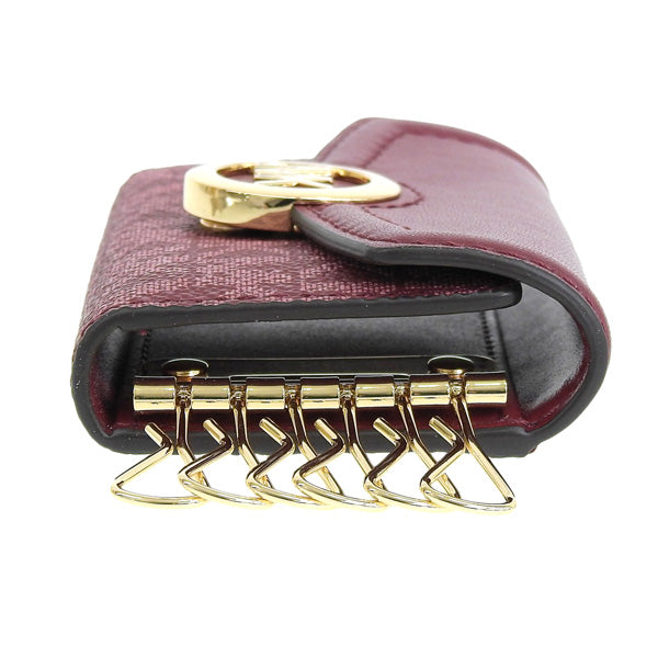 マイケルコース 小物 レディース アウトレット キーケース ワインマルチ FULTON D35S0GFTP5B-MULMLT MICHAEL KORS 母の日　土日祝も毎日発送します