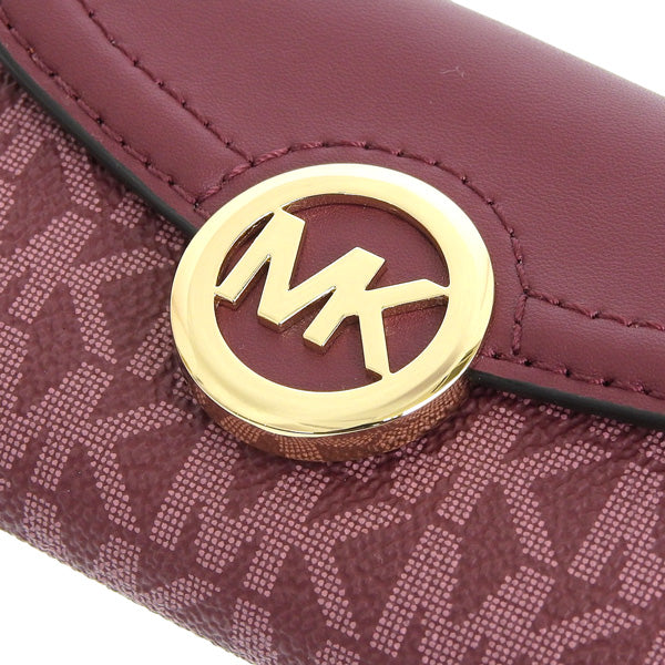 マイケルコース 小物 レディース アウトレット キーケース ワインマルチ FULTON D35S0GFTP5B-MULMLT MICHAEL KORS 母の日　土日祝も毎日発送します