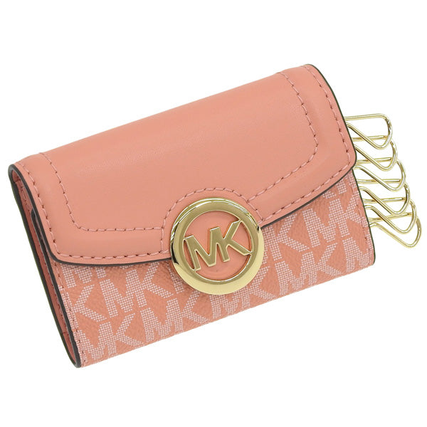 マイケルコース MICHAEL KORS ショップ袋付き  6連キーケース 鍵入れ オレンジ系 レディース d35s0gftp5b-shemlt アウトレット  母の日　土日祝も毎日発送します