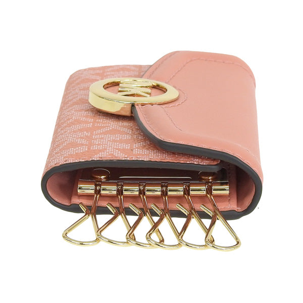 マイケルコース MICHAEL KORS ショップ袋付き  6連キーケース 鍵入れ オレンジ系 レディース d35s0gftp5b-shemlt アウトレット  母の日　土日祝も毎日発送します