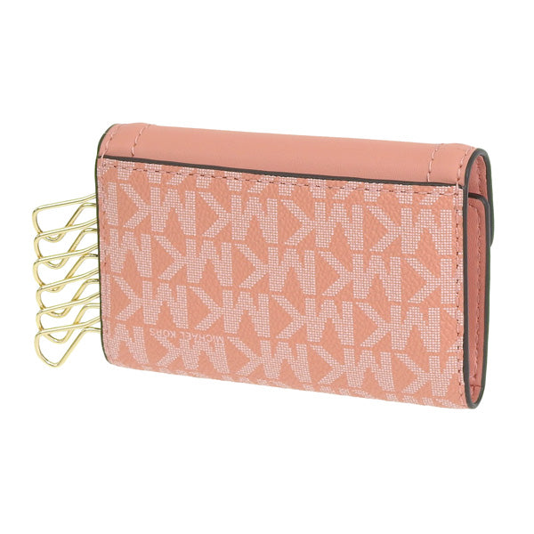 マイケルコース MICHAEL KORS ショップ袋付き  6連キーケース 鍵入れ オレンジ系 レディース d35s0gftp5b-shemlt アウトレット  母の日　土日祝も毎日発送します