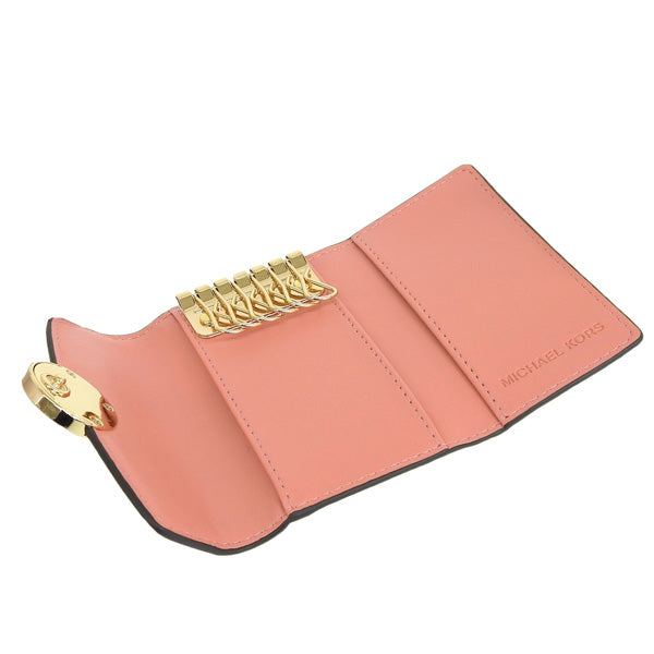 マイケルコース MICHAEL KORS ショップ袋付き  6連キーケース 鍵入れ オレンジ系 レディース d35s0gftp5b-shemlt アウトレット  母の日　土日祝も毎日発送します