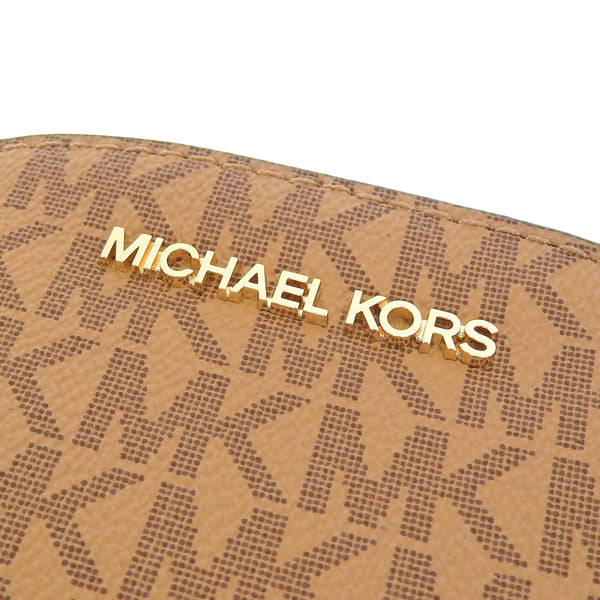 マイケルコース 化粧ポーチ コスメポーチ レディース アウトレット ブラウン シグネチャー 35S3GTVM2V-DEER MICHAEL KORS