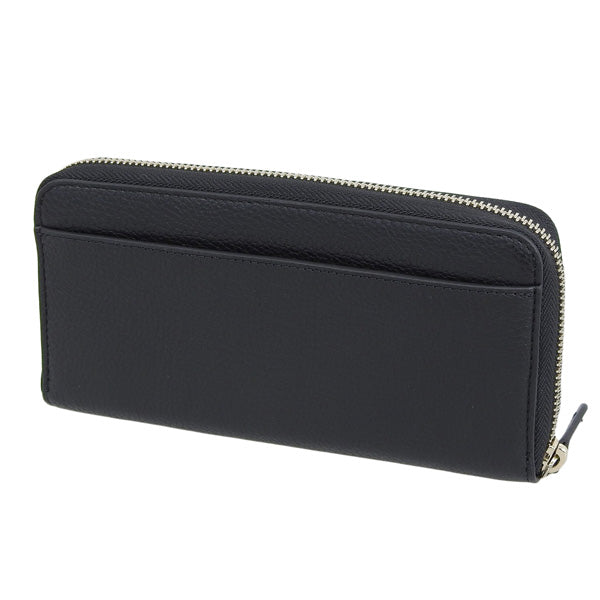 【最安値挑戦!!】ケイトスペード KATE SPADE ELLA PEBBLED LEATHER LARGE CONTINENTAL WALLET 長財布 財布 レザー ブラック レディース k4779-001 アウトレット ブランド　一粒万倍日 母の日　土日祝も毎日発送します