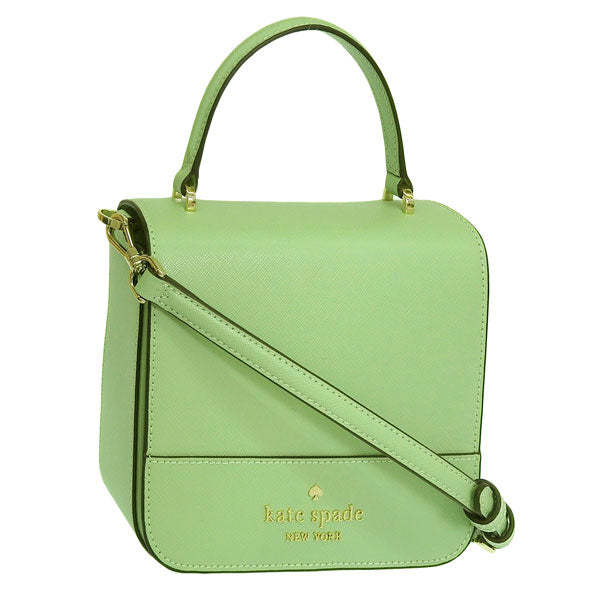 ケイトスペード バッグ レディース ショルダーバッグ 2WAY ハンドバッグ アウトレット レザー グリーン staci square cb K7342-303 KATE SPADE 母の日　土日祝も毎日発送します